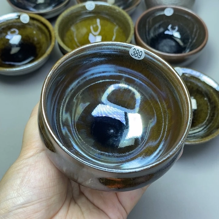 茶盏建窑建盏柴烧主人杯