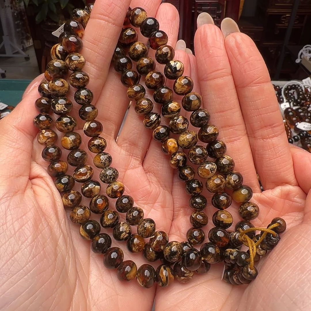 琥珀未镶嵌裸石抚顺琥珀20621八