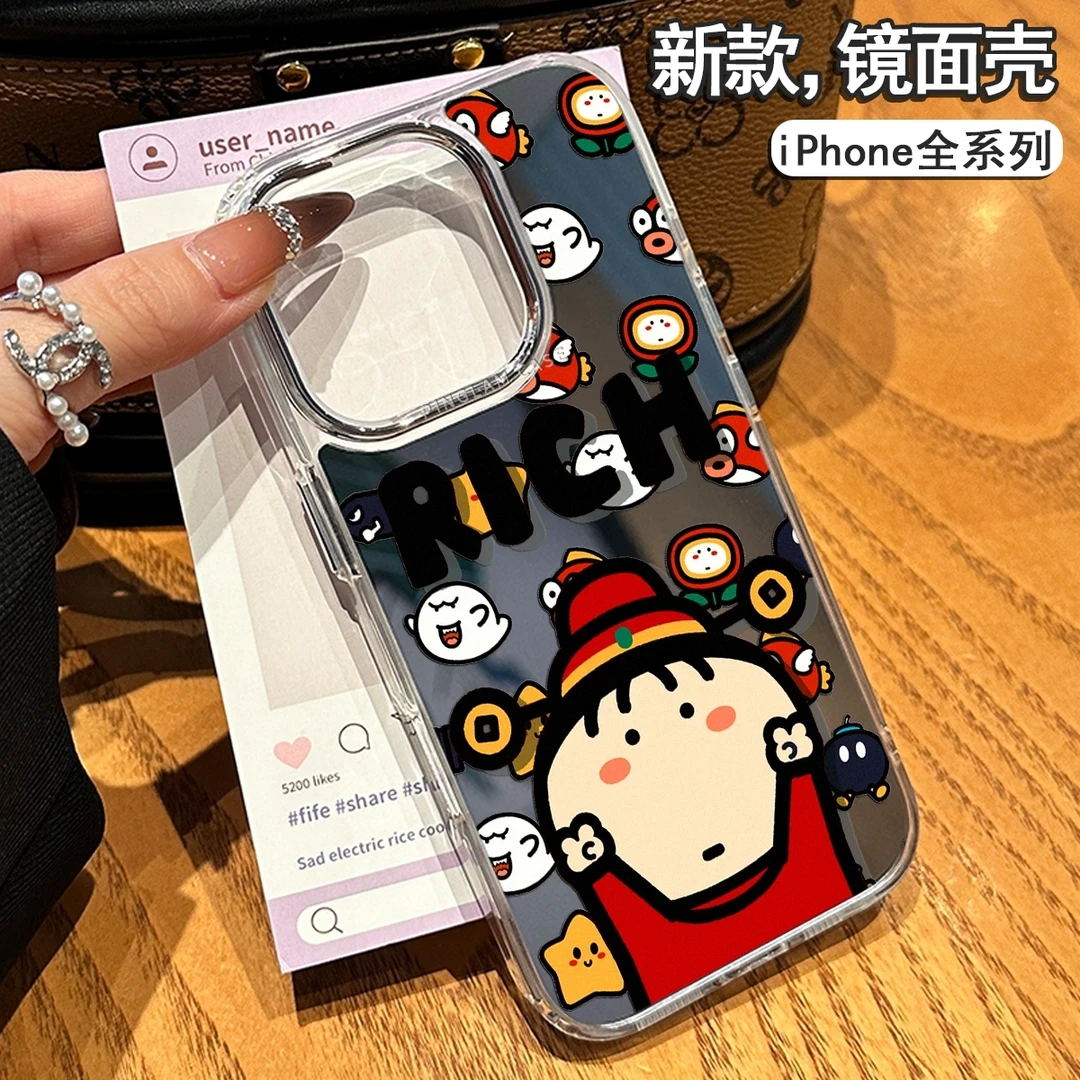 顺手举耶适用苹果16promax手机壳iPhone15镜头全包14pro防摔13/12