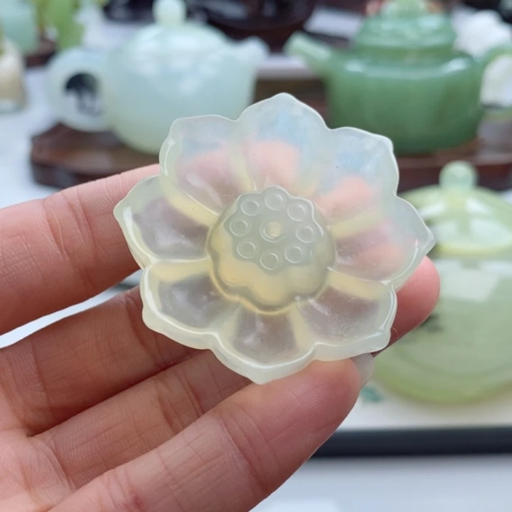 岫玉四大名玉香插未镶嵌