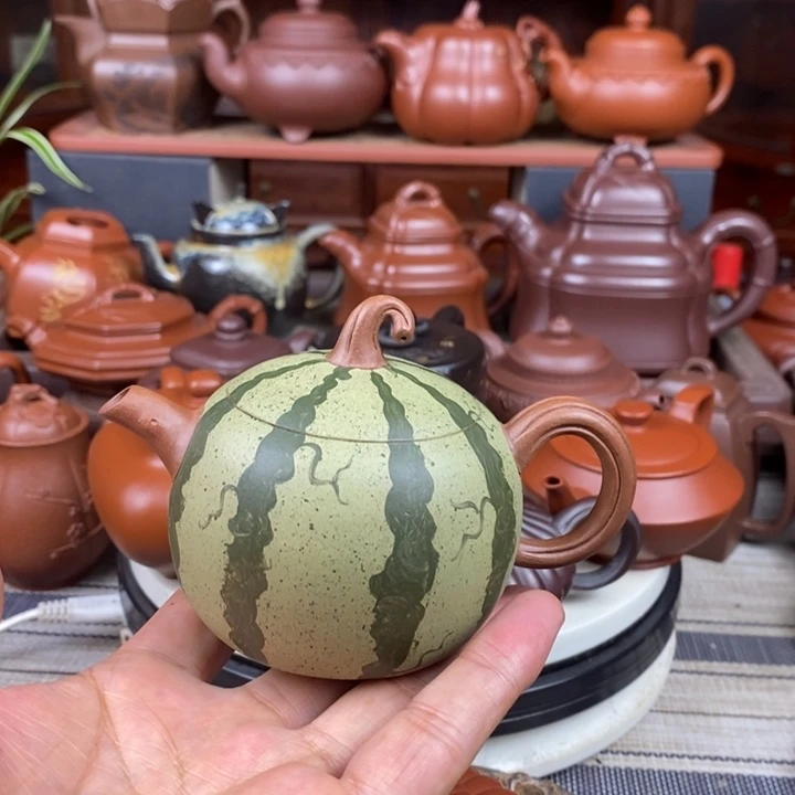 茶壶紫砂西瓜150-200cc特价促销优惠