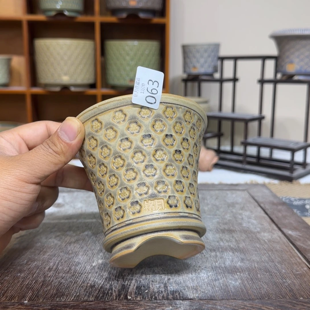 手工花盆 063 内口口径 9.5 cm
