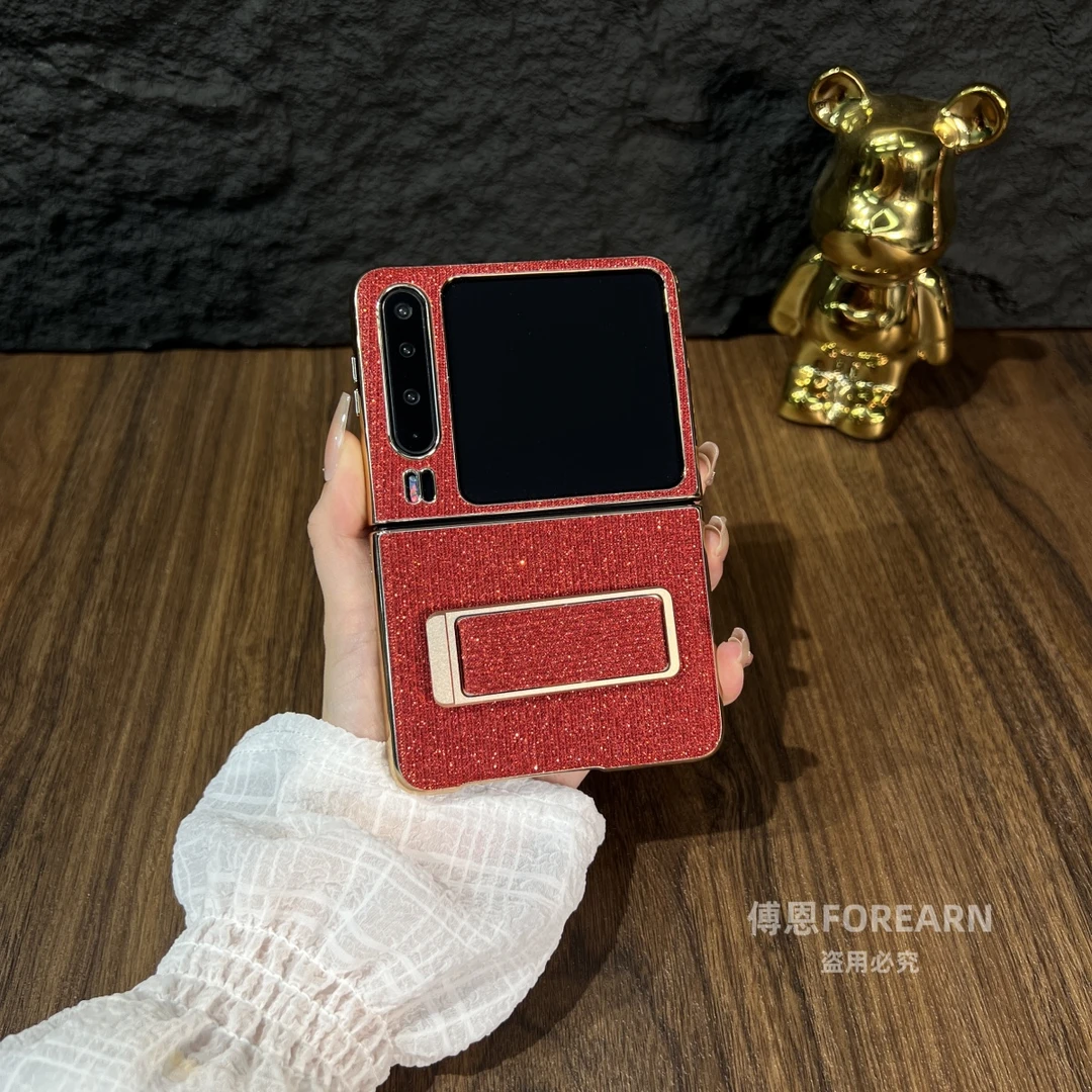 适用于华为purax手机壳折叠屏pura x保护套高级网红女生闪钻全包