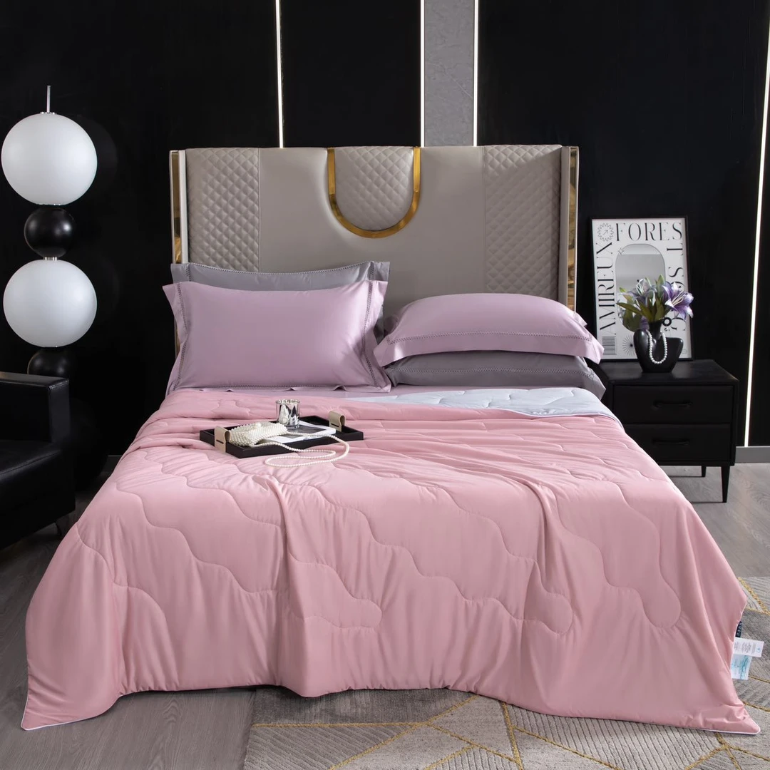 新款时尚亲肤舒适纯色凉感夏被MBLB53