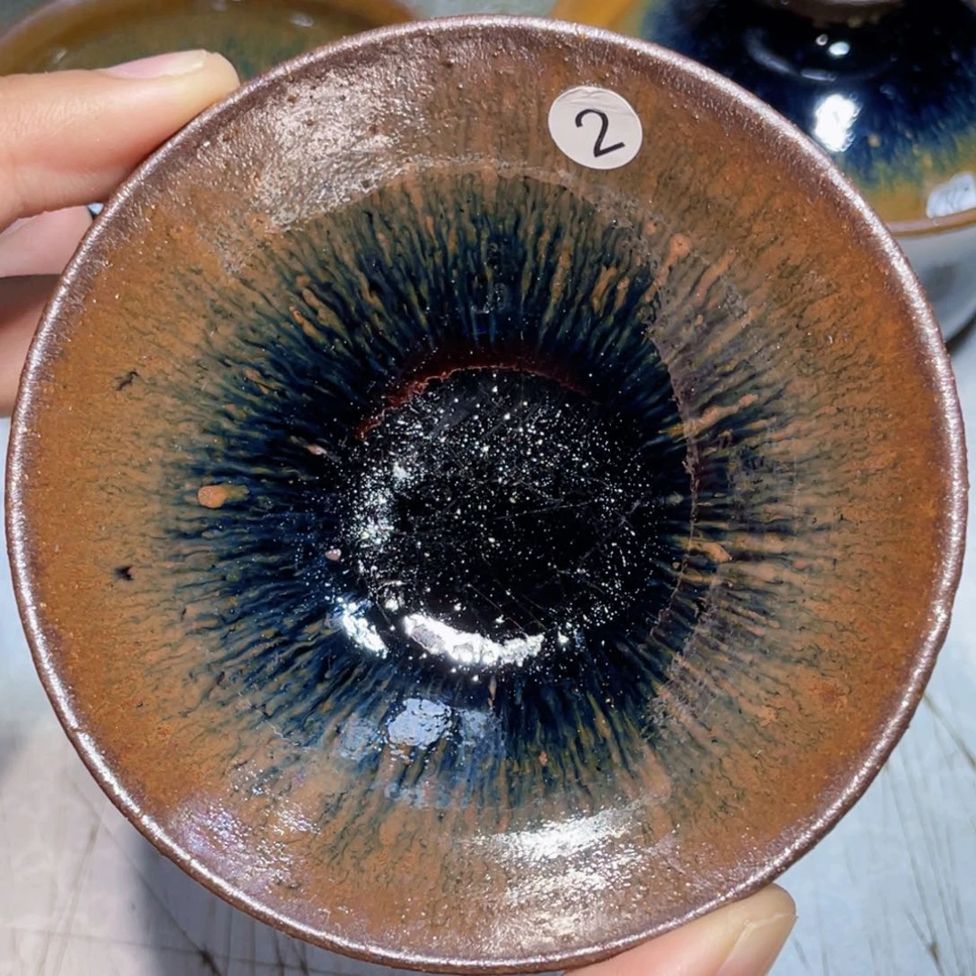 茶盏龙窑柴烧建盏2