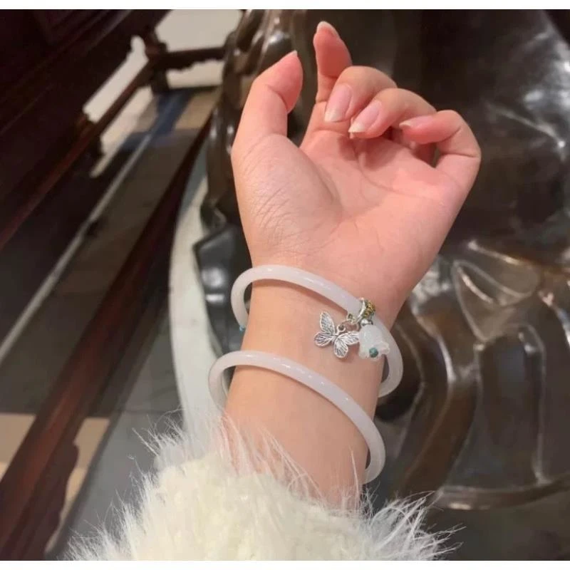 钨金手镯 s758-5手镯手工可爱少女古风小众ins甜美可调节
