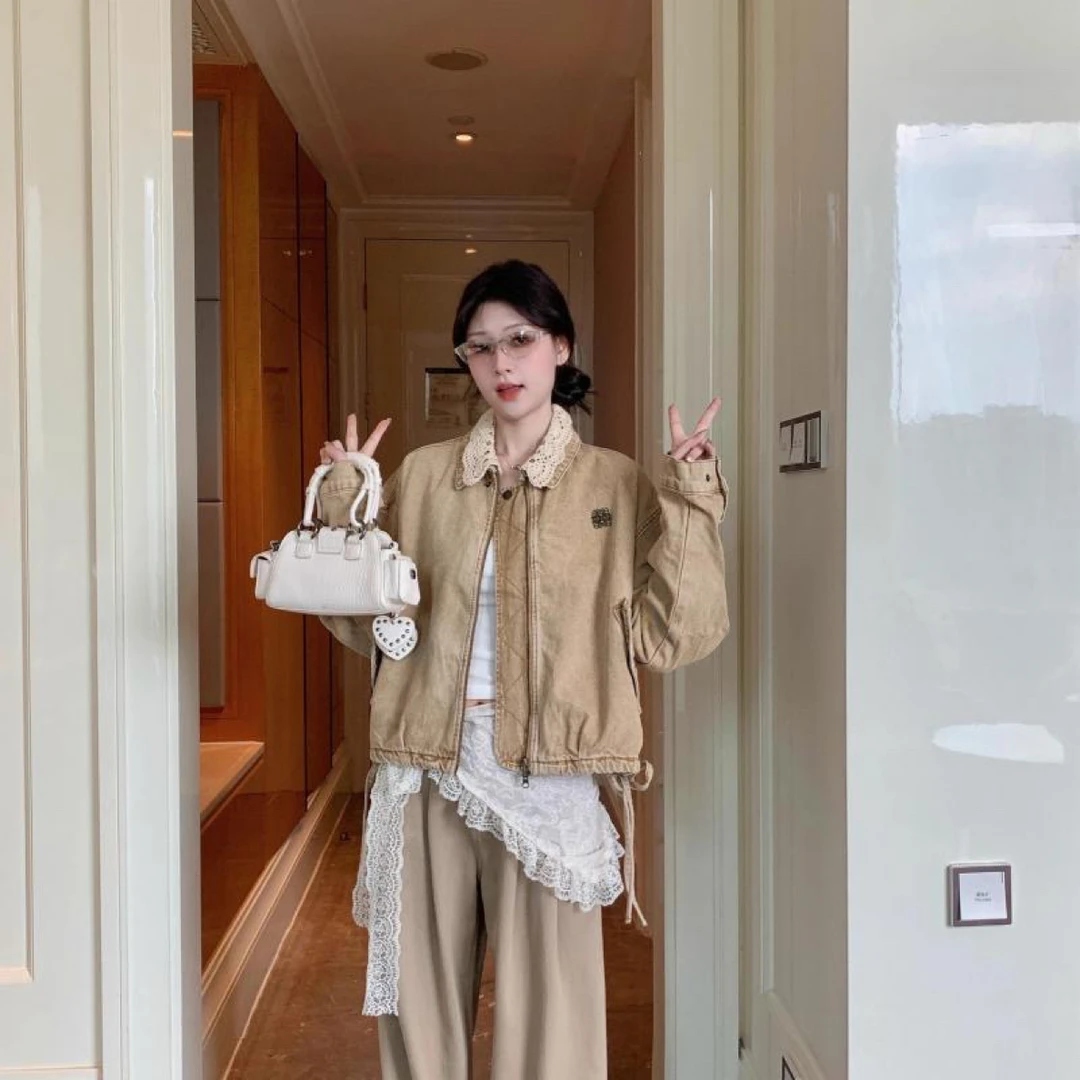 大码胖MM春秋季防风秋冬短款常规千金风短外套韩版ins女小个子