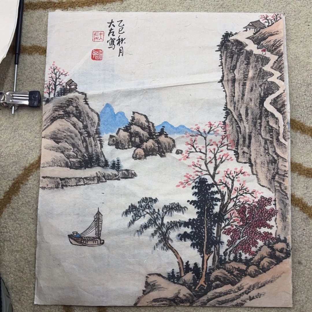 国画左庭强小品艺