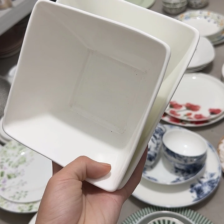 微瑕 骨瓷  两件套 可进烤箱