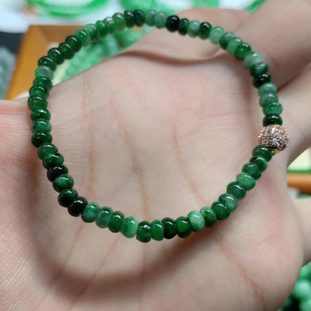 翡翠未镶嵌手链翡翠