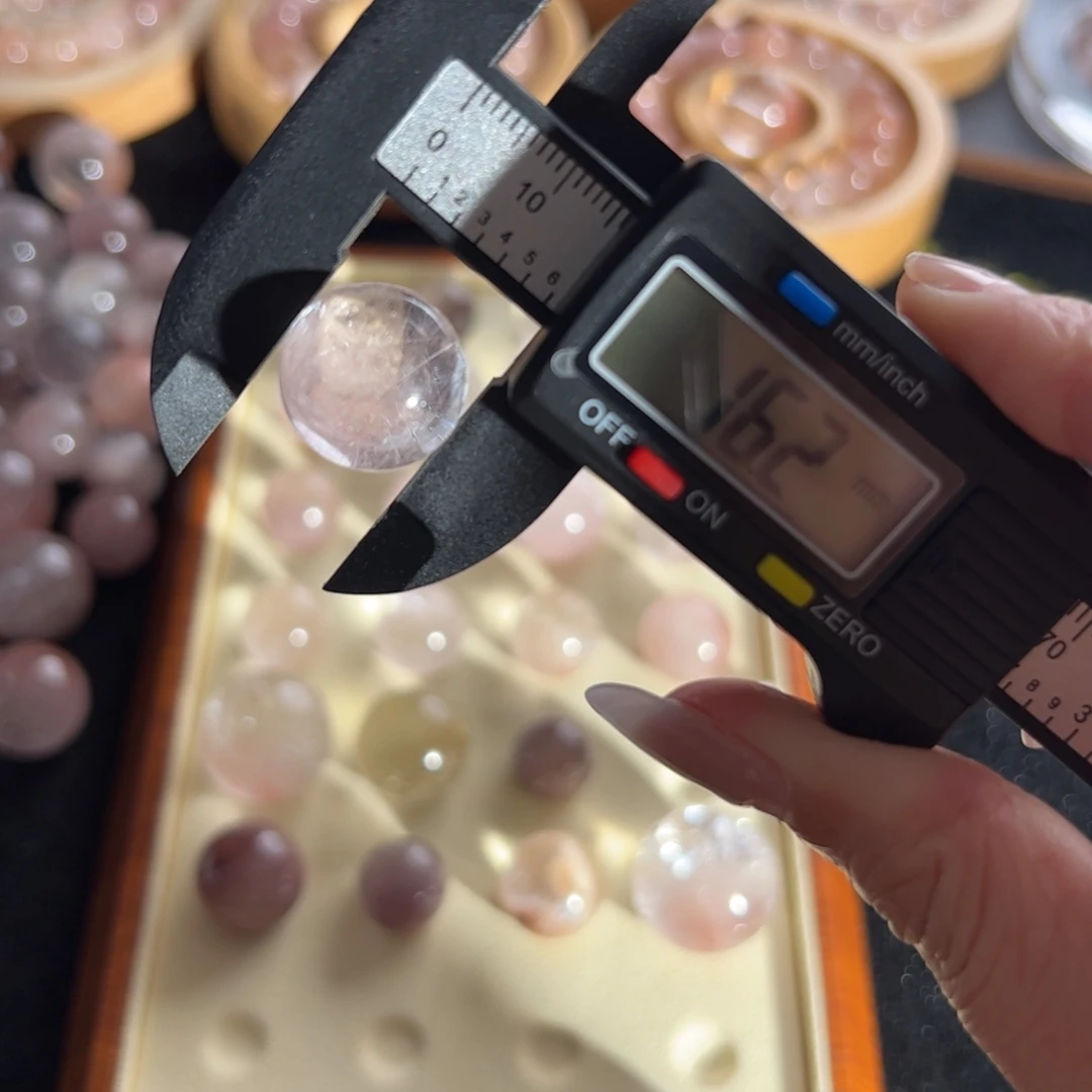 A****水晶手链未镶嵌16.2m定制通孔不退不换