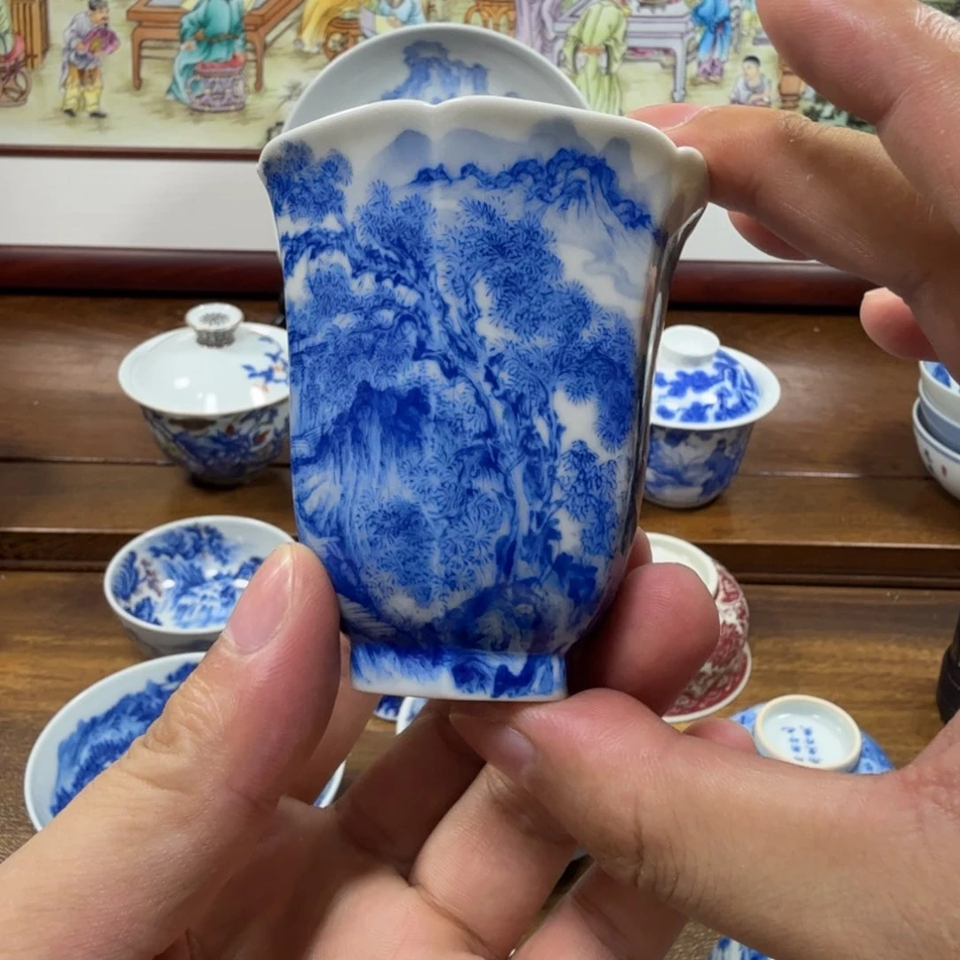 @***语全手工全手绘陶瓷