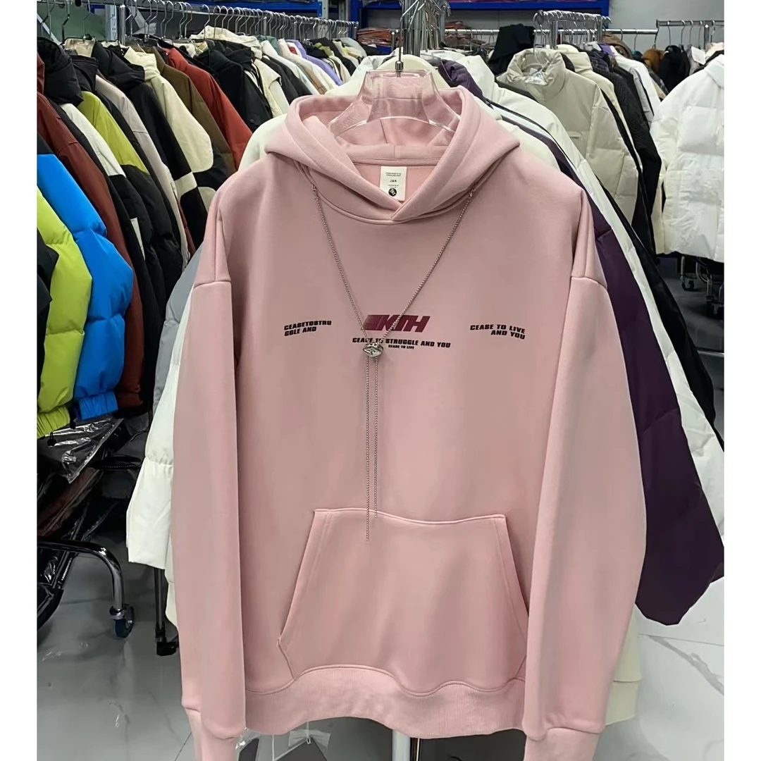 大占推荐 2125 休闲时尚潮牌连帽加绒卫衣