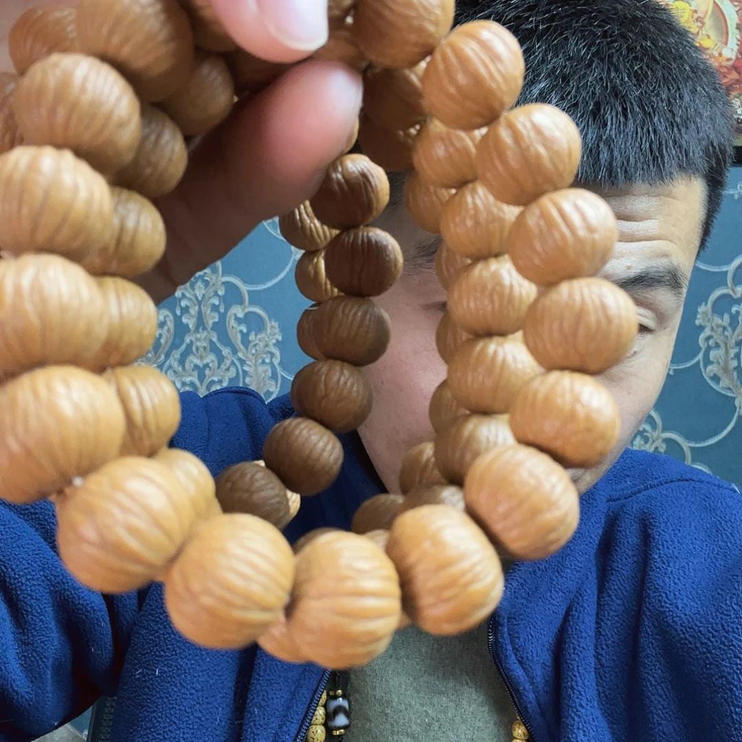 吊坠文玩核桃猴头 土豪单串手串