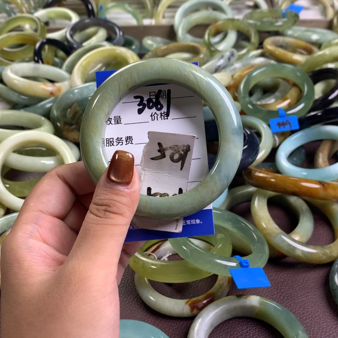 未镶嵌蛇纹石玉手镯3061