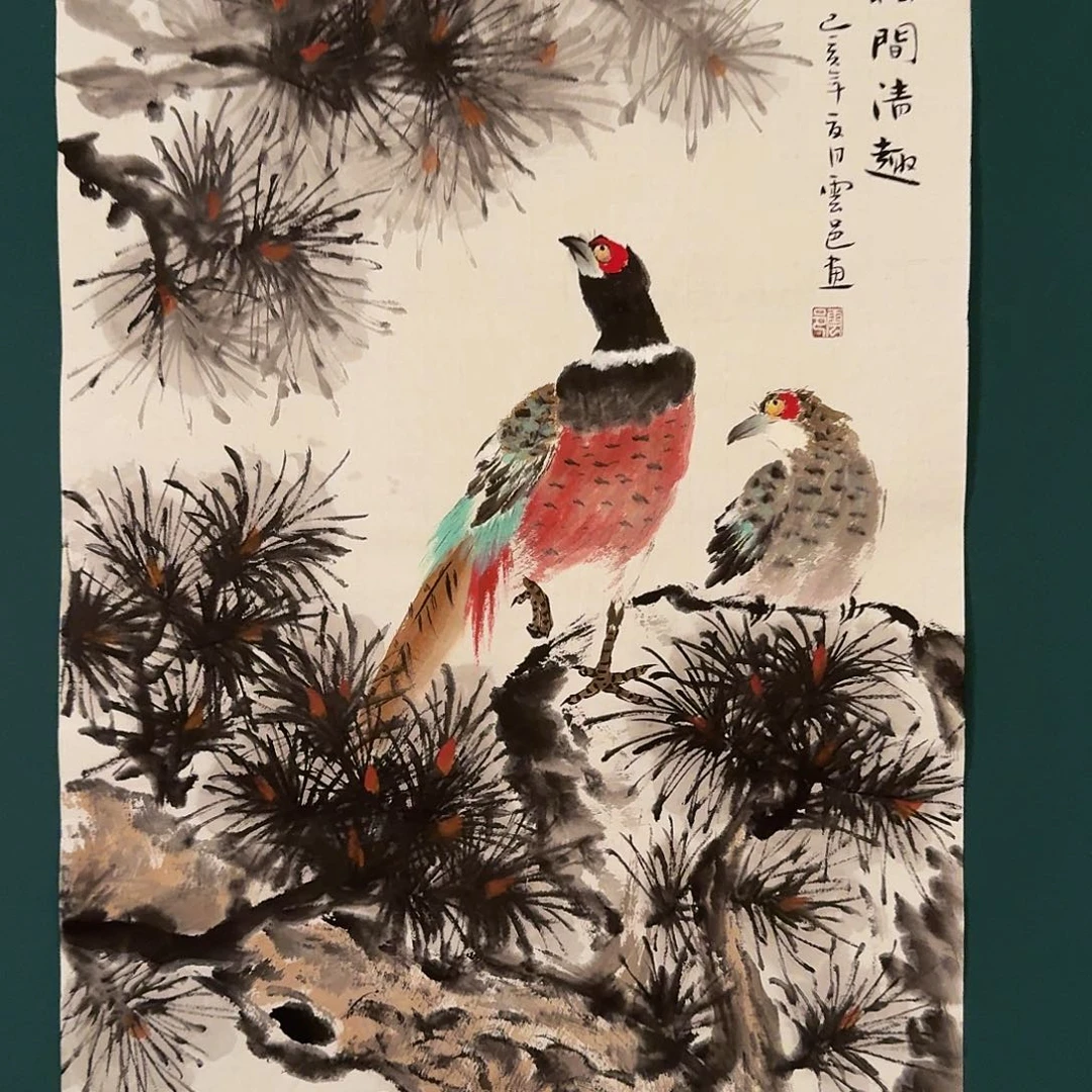 国画云老师画作画作