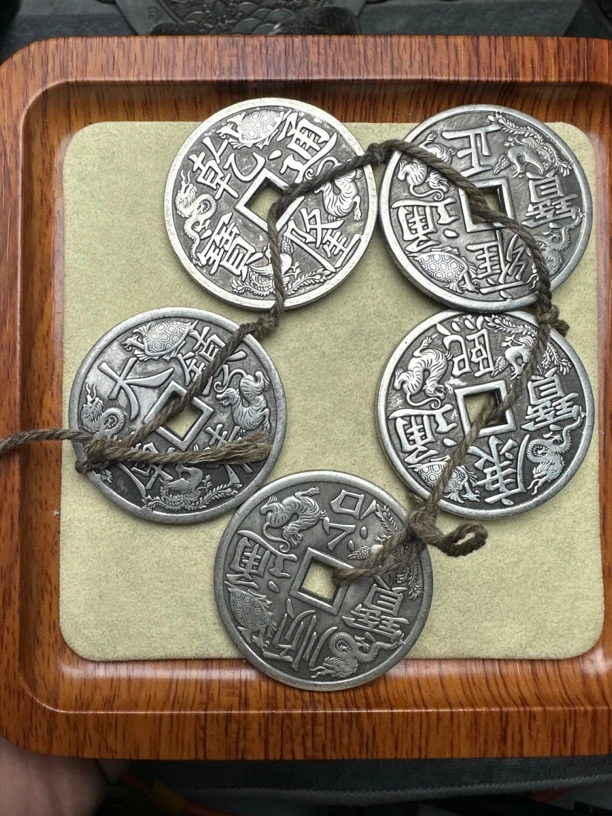 复古家居 五第工艺品摆件 白