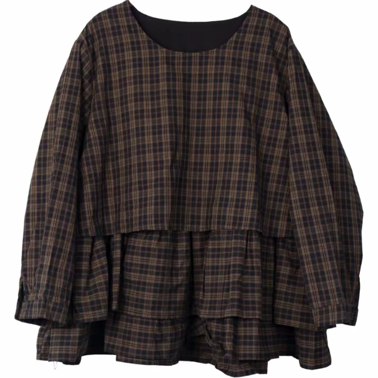 2025秋季新款复古洋气减龄休闲宽松百搭气质秋款娃娃衬衣