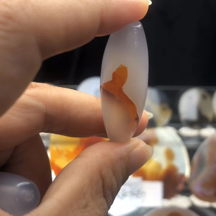 合金玛瑙/玉髓珠宝奇石016