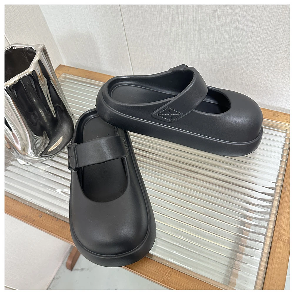 TX002  夏季新款女士时尚厚底包头凉拖