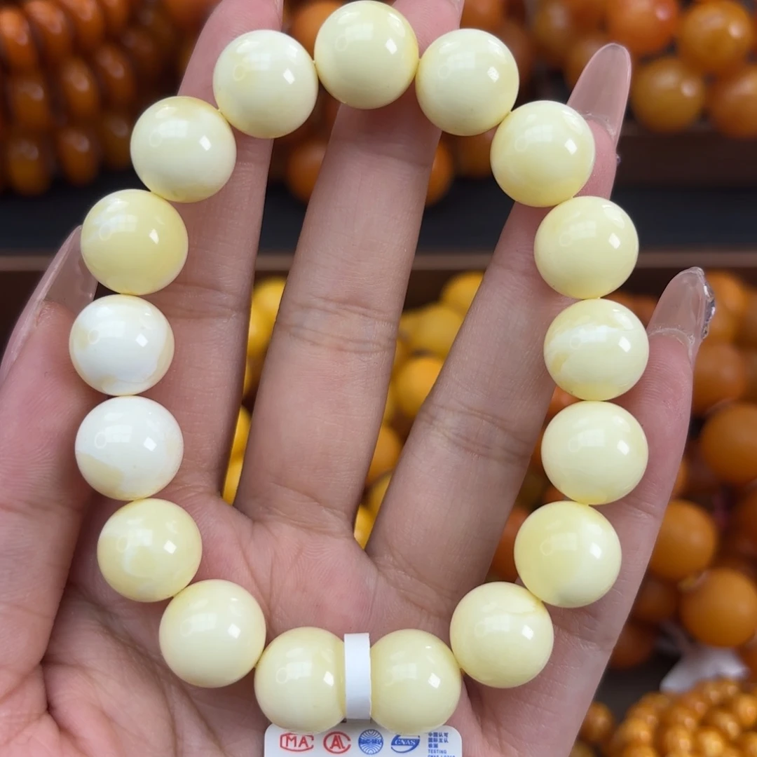 未镶嵌颈饰琥珀蜜蜡