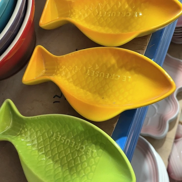 瓷片微瑕陶瓷餐具3个装精品