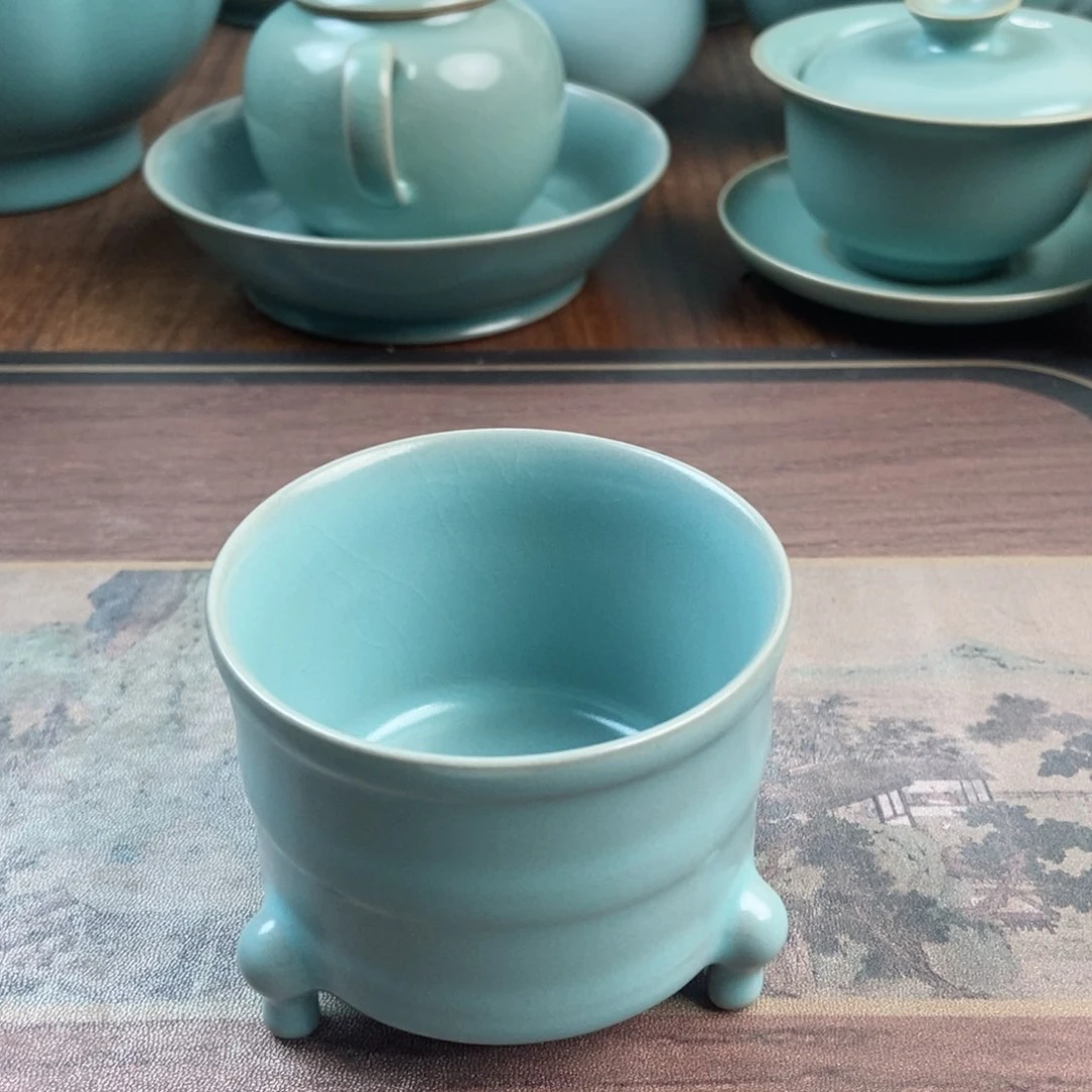 摆件瓷原产地原矿汝瓷～茶器