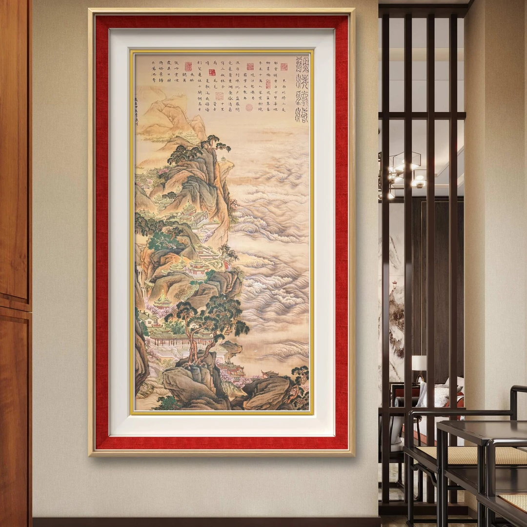 李良才先生原创作品《观海听涛》