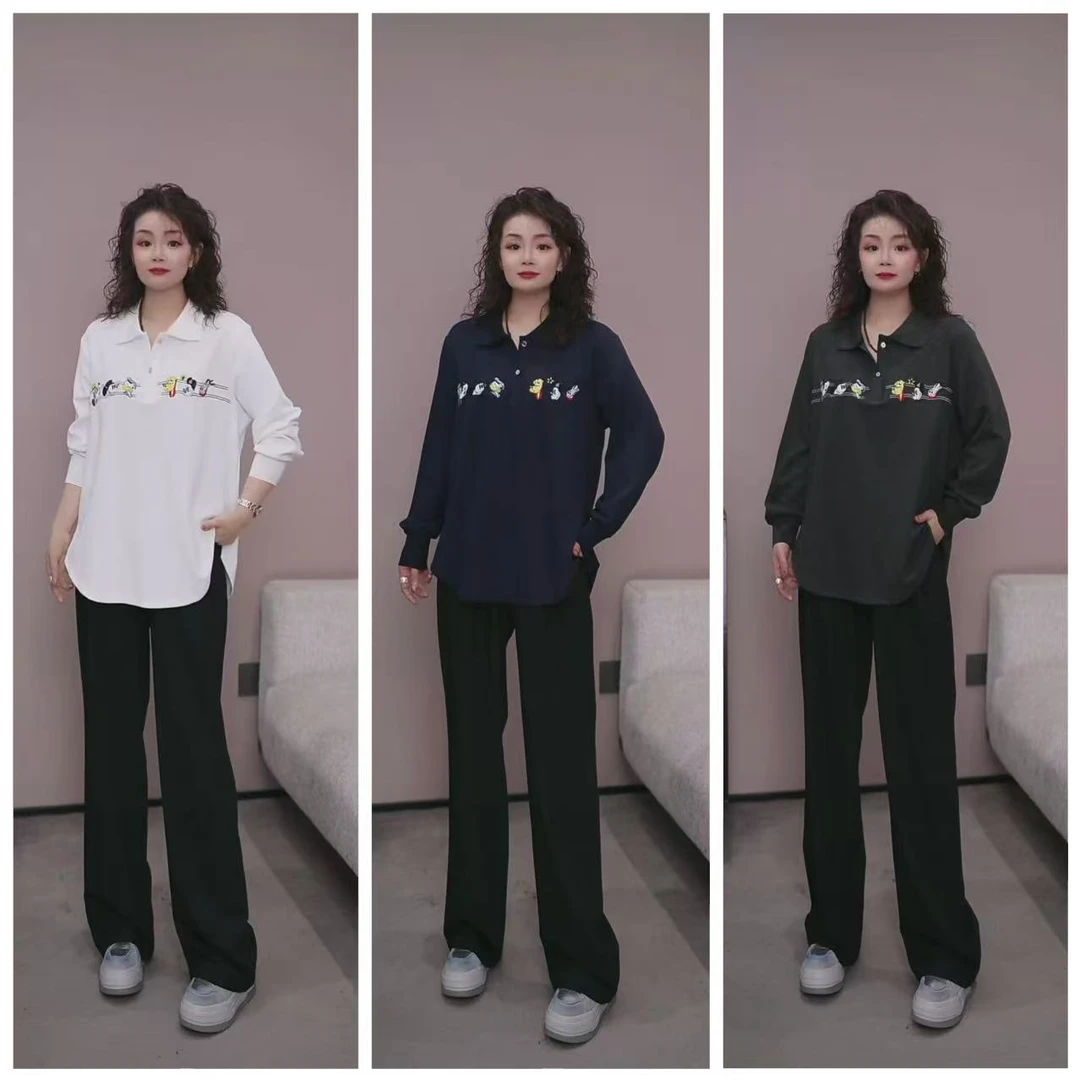 【No退换】瑕疵品 反季款【翻领卡通米奇上衣】YYX 5875