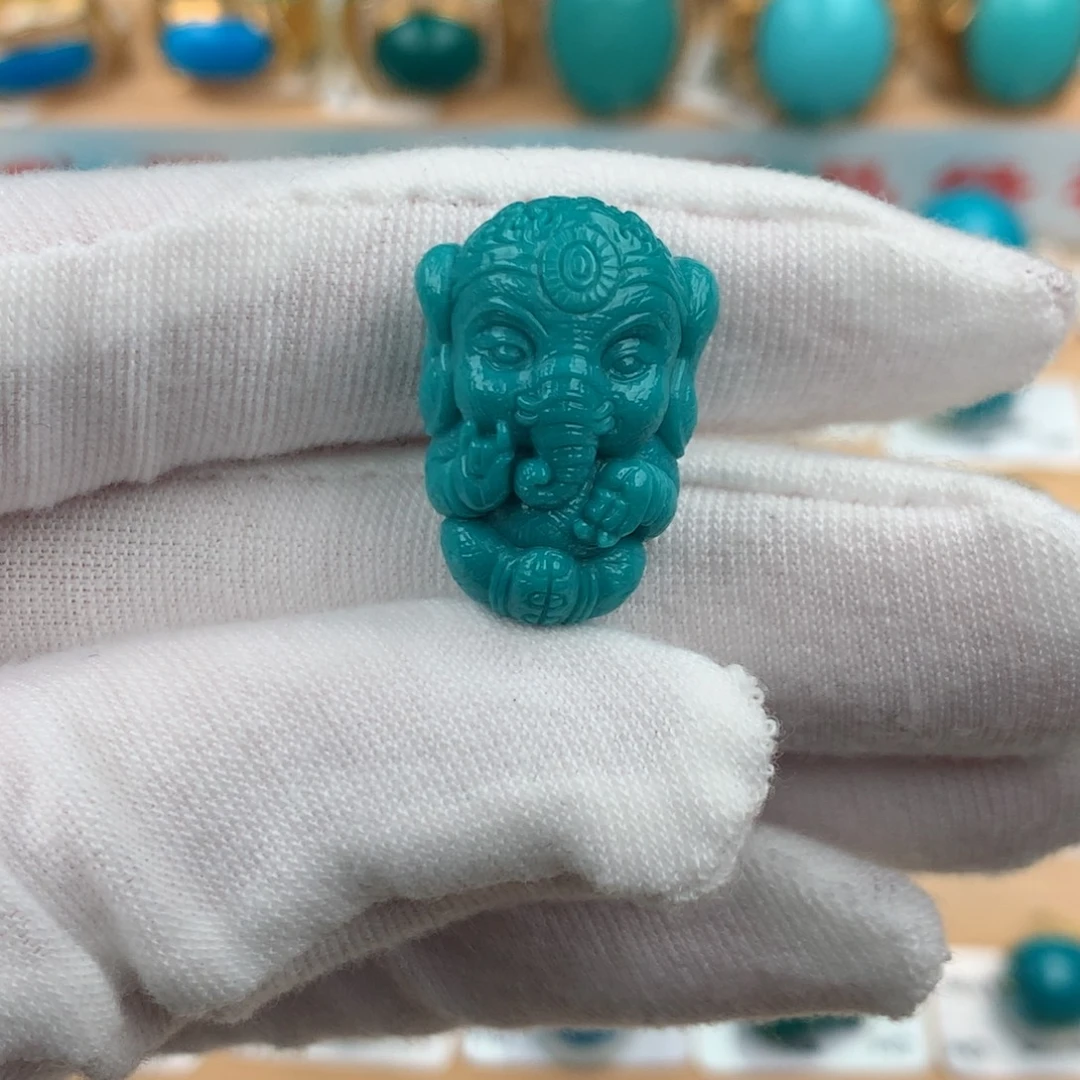 绿松石未镶嵌配饰