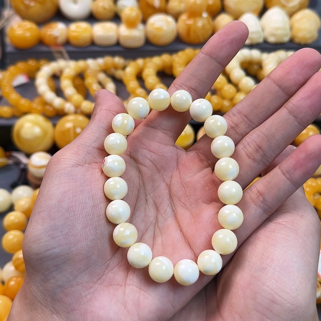 琥珀未镶嵌珠宝奇石11mm同料