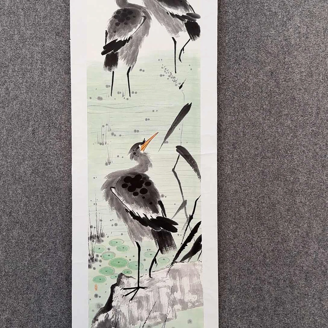 国画觉石老师手绘作品