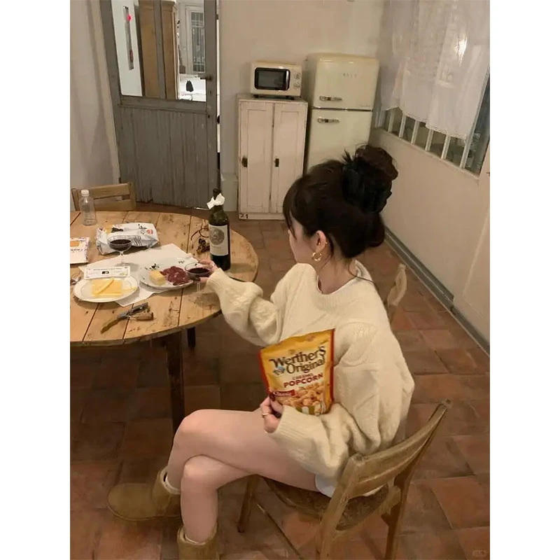 2025秋季小众慵懒风修身显瘦百搭时尚上衣休闲简约高腰短裤短裤女