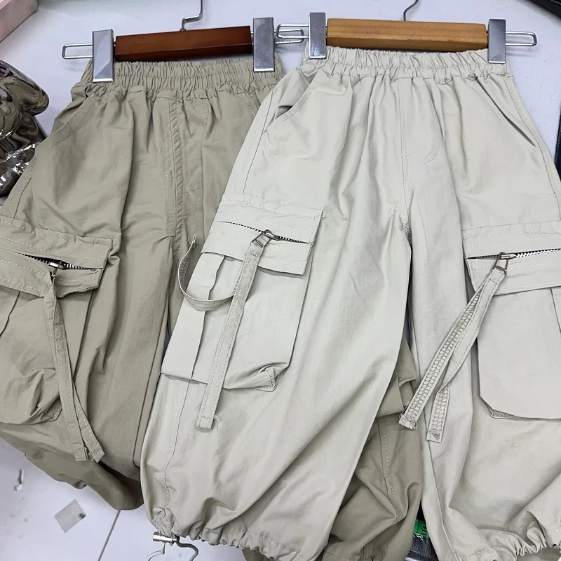 小gui族 春夏新款男女宝宝休闲工装裤（90-130）