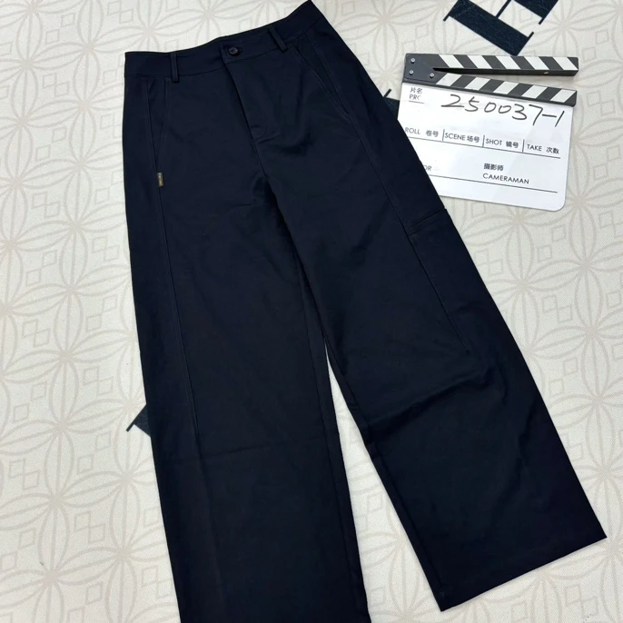 菲玛掂250037-1正品2025秋季新专柜百搭休闲裤直筒工装裤女裤