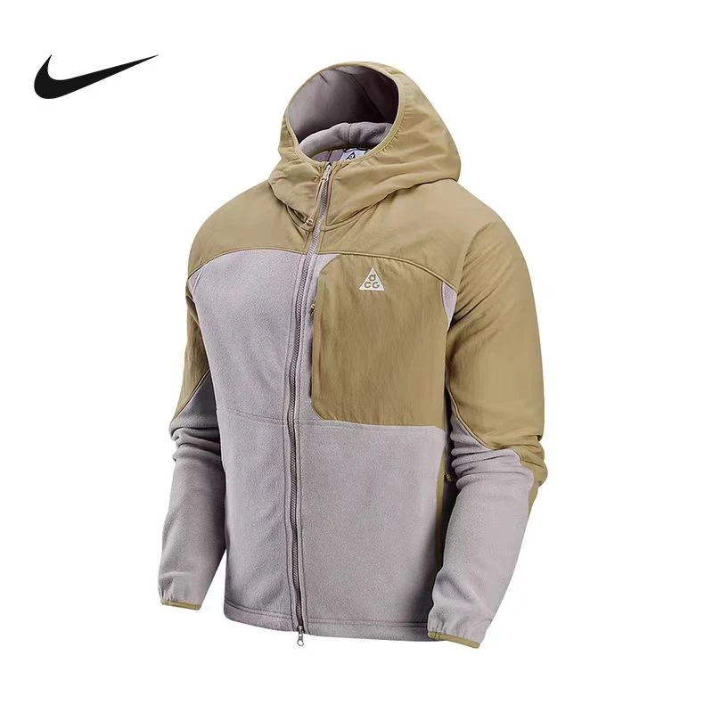 耐克/NIKE摇粒绒拼接户外ACG连帽速干男子夹克外套 HJ2459297