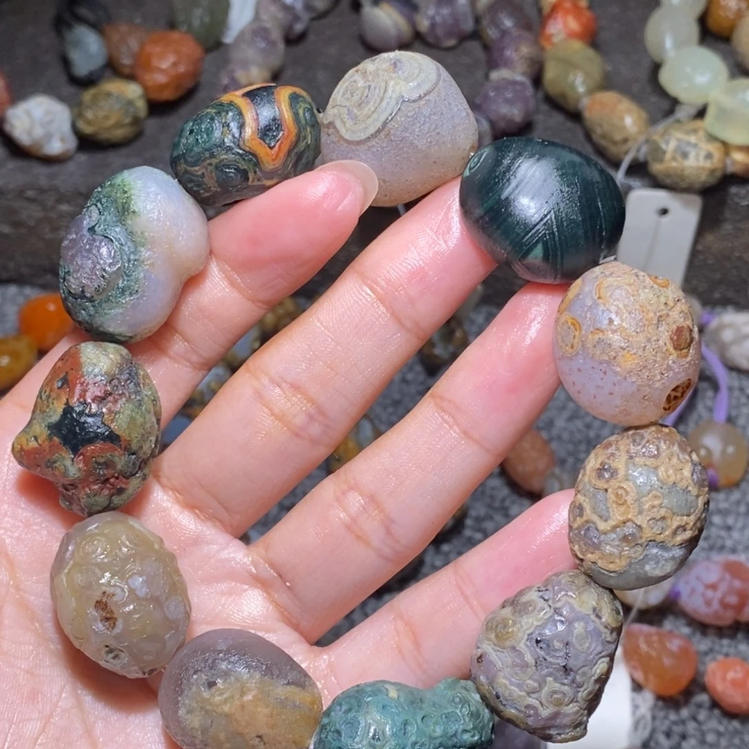 玛瑙/玉髓未镶嵌珠宝半成品