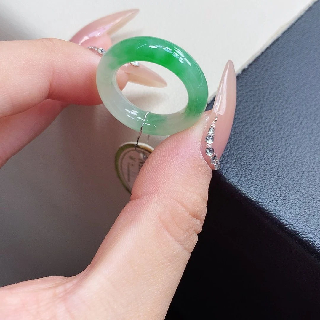 翡翠戒指未镶嵌11号