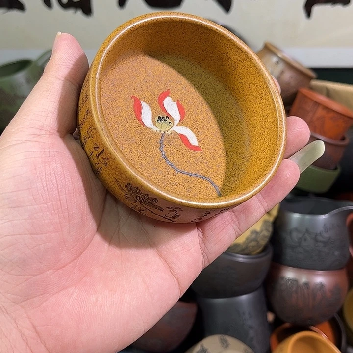 茶杯紫砂全手工紫砂主人杯
