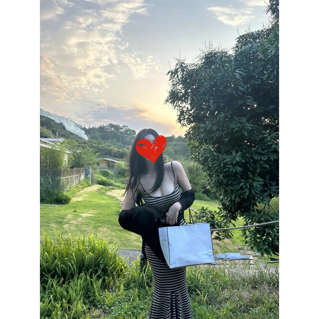 纯欲不规则裙摆吊带修身显瘦鱼尾裙开衫套装