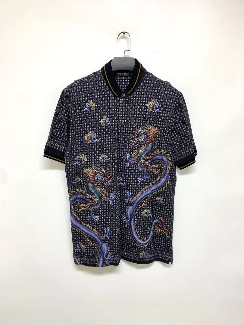 全新未使用  DG 波点polo衫/56码 Y12889932