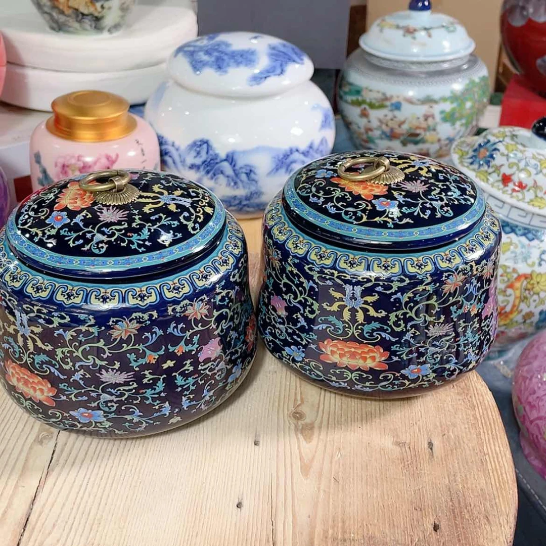 【闪购商品】罐陶瓷茶叶罐密封罐