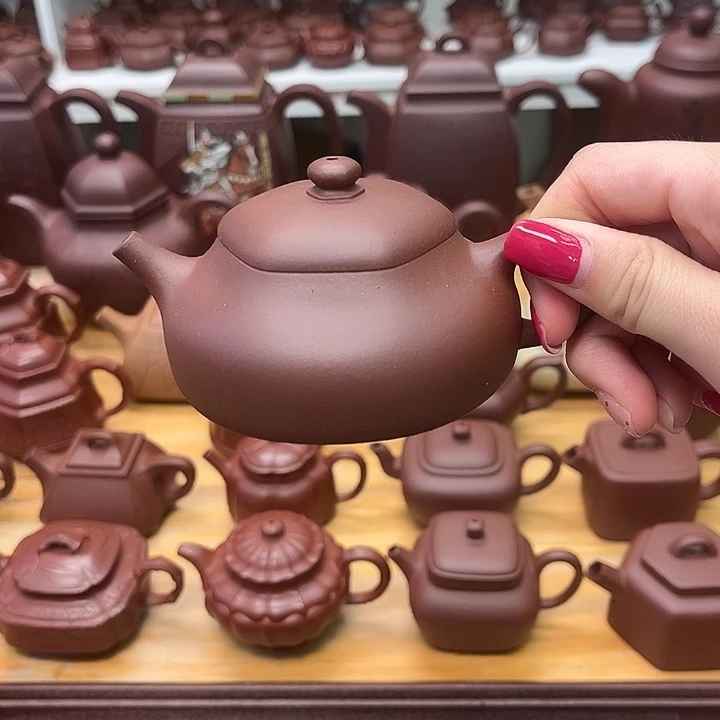 茶壶紫砂六方静乐160cc