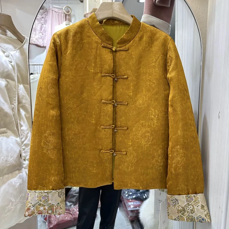 欧货新中式国风盘扣外套女短款春季2025新款显瘦洋气复古减龄上衣