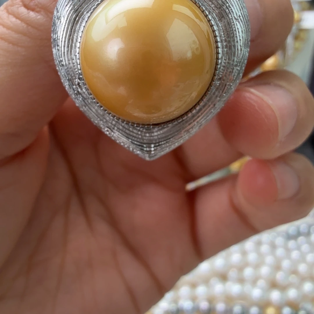 颈饰银S925镶嵌海水珍珠16