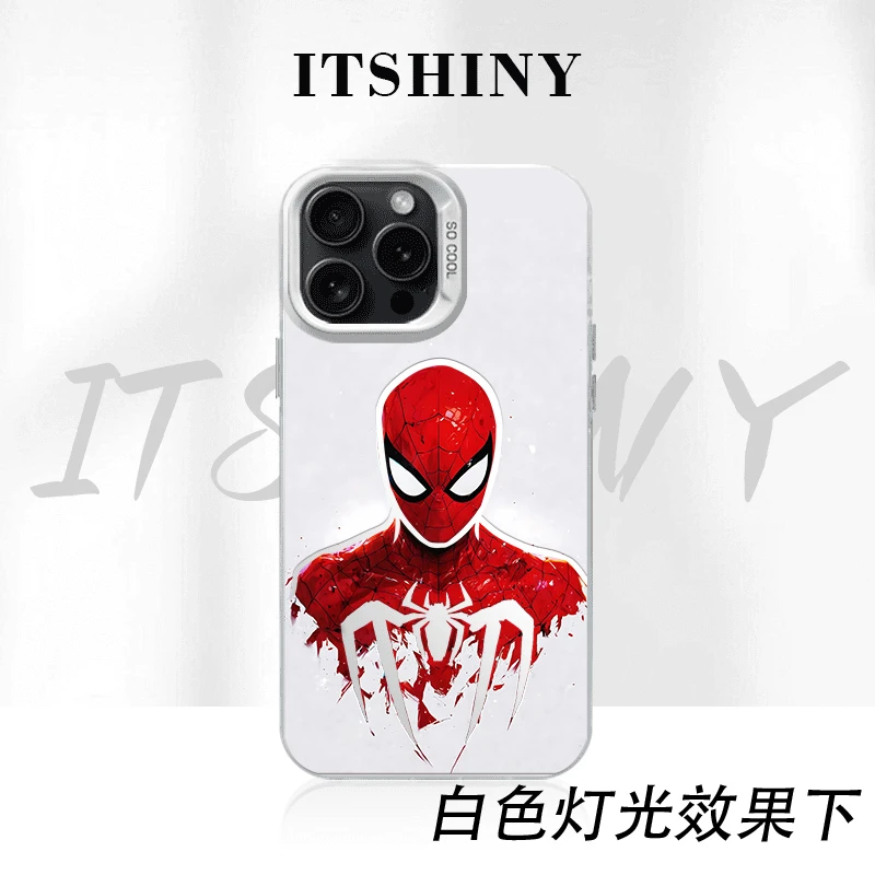 1蜘蛛侠手机壳彩银苹果华为荣耀小米VIVOPPO一加三星