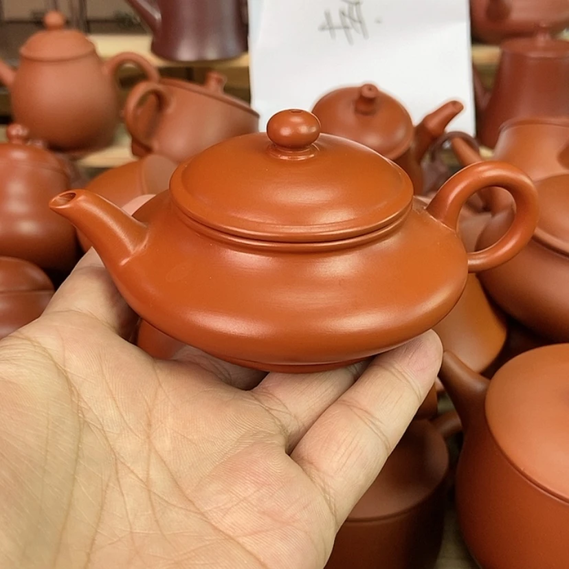 【闪购商品】茶壶朱泥110cc000000000000000