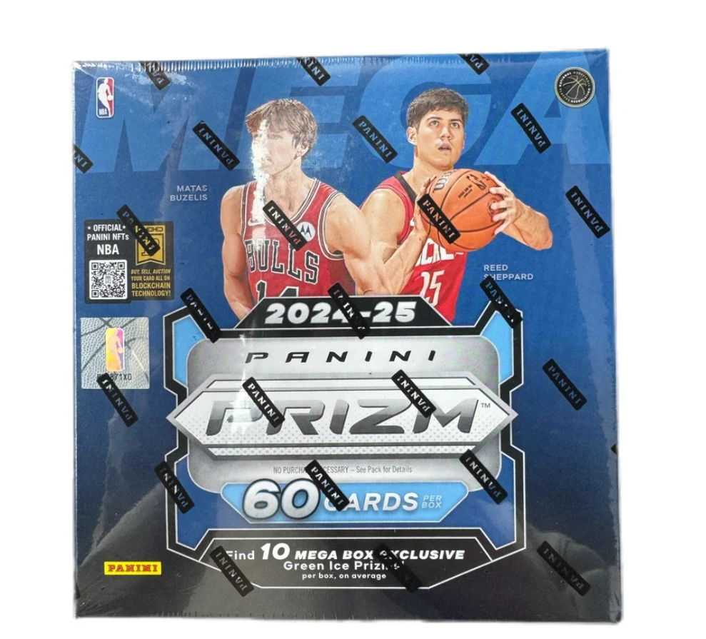 【拆盒】24-25 Prizm pz mega 绿碎冰 帕尼尼球星卡未成年禁止下单