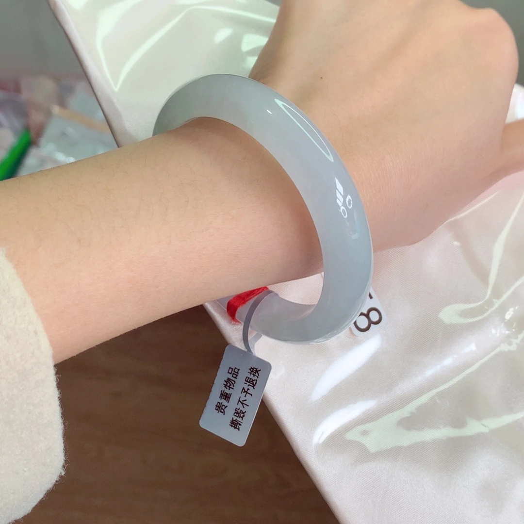 翡翠手镯未镶嵌天然缅甸翡翠A货手镯