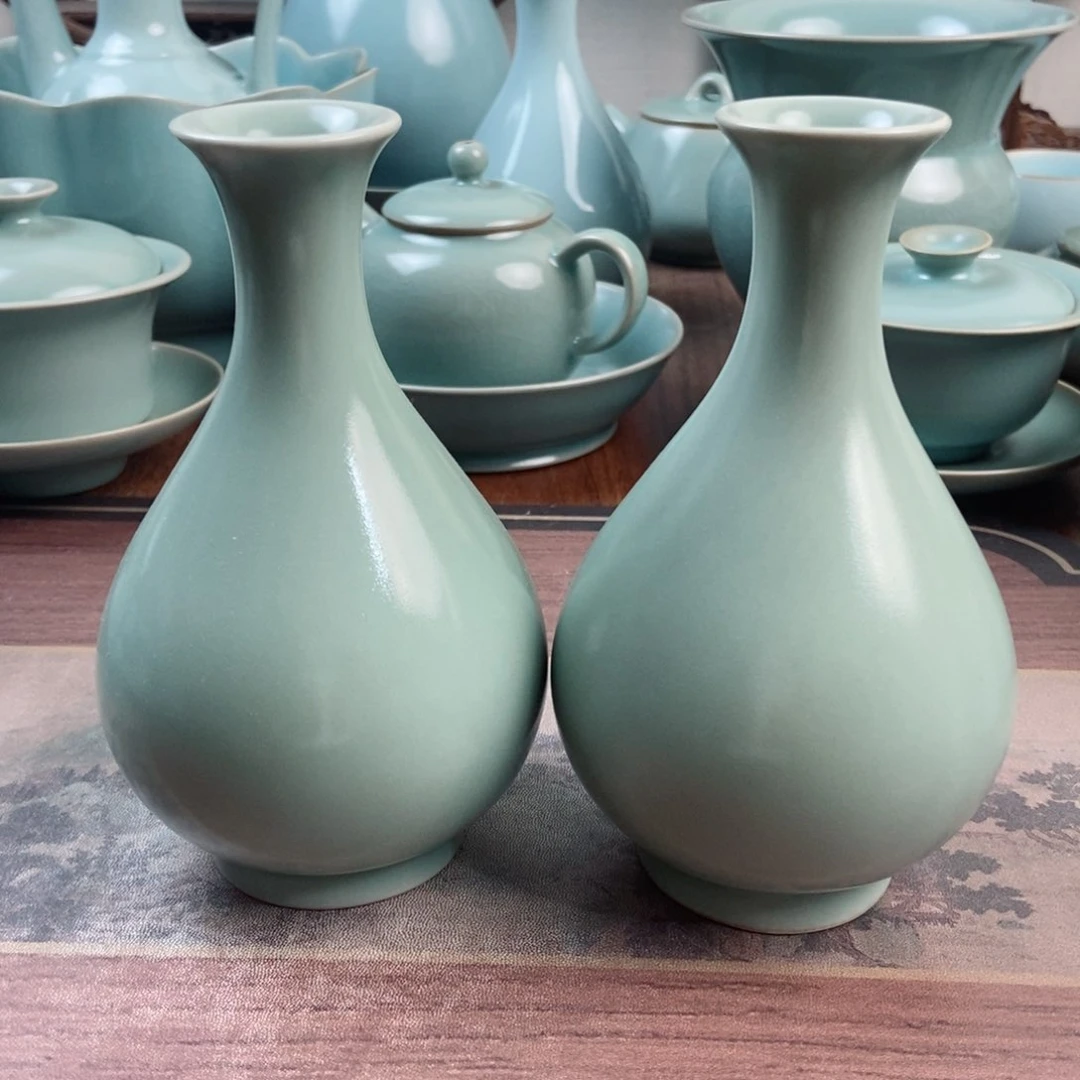 摆件瓷原产地原矿汝瓷～茶器